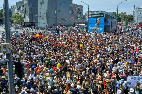 #abolishaustraliaday Melb 2018