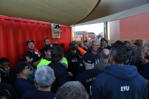 CUB 55 the morning of the guard of honour