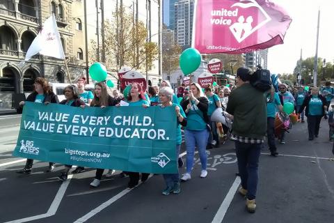 Walk with Educators Rally