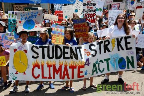 Student Climate Strike - pic Green Left Weekly
