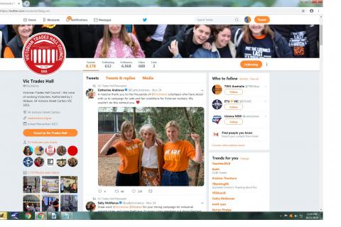 Vic Trades Hall after Vic Elections