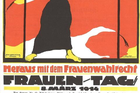 1914 Women's Day poster - calling for the vote