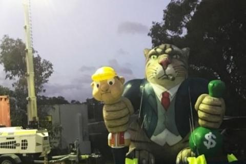 Greedy the Fat Cat replaces Scabby the Rat