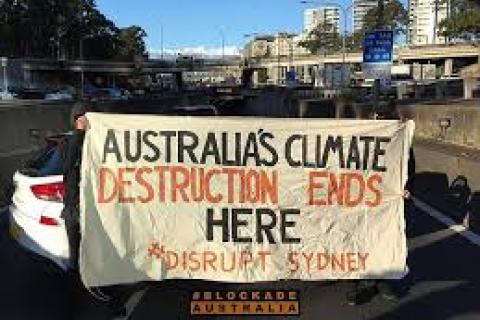 Australia's climate destruction ends here