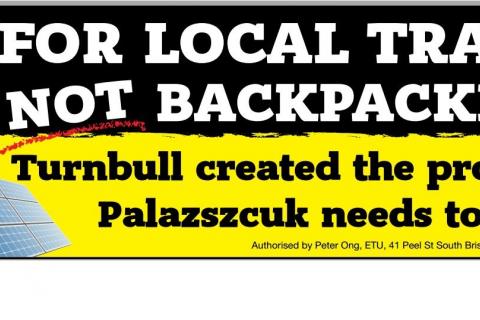 Solar Jobs to backpackers Brisbane 2018