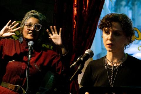 Misbah Wolf and Ria Kealey live at Radio Laria Poetry