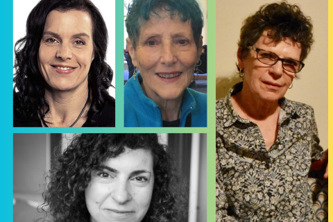 Portrait of Pauline Hopkins, Patricia Sykes, Angela Costi and Marion May Campbell