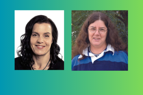 Portrait of Pauline Hopkins and Sandy Jeffs