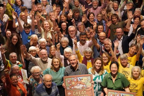 Save the Southern Forest. Bob Brown, MPSue Higginson and Pitt St UC Audience