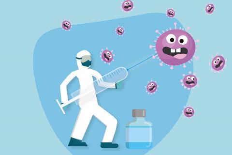 Vaccinate the virus picture.