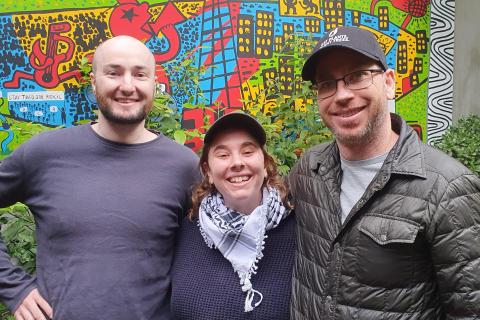 Hayden, Lottie and Nick at 3CR