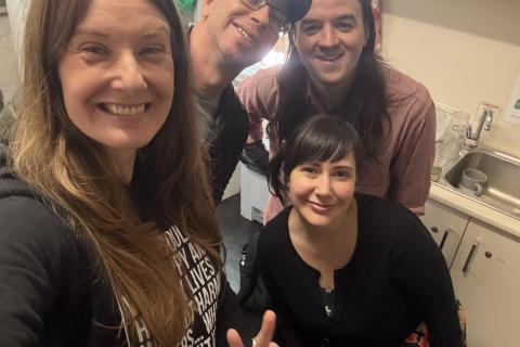 Photo of Julia, Nick, Stephen and Cassie