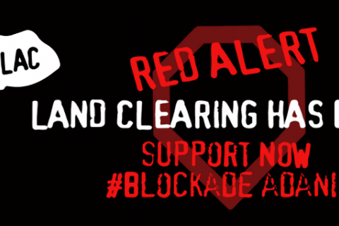 Support FLAC who have called a RED ALERT to blockade the Adani coal mine