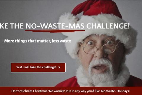 Take the no-waste-mas challenge