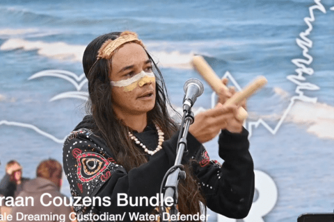 Yaraan Couzens Bundle, spokeperson for the Southern Ocean Protection Embassy Collective