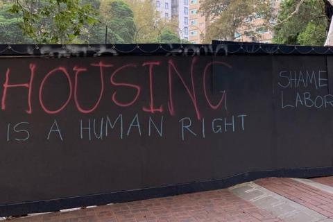 Housing is a Human Right - Shame Labor