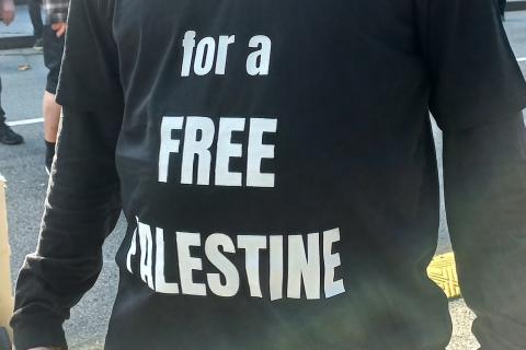 Jews for a free Palestine.