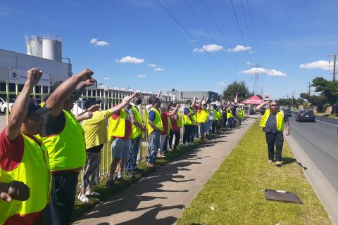 McCormick Workers stand strong