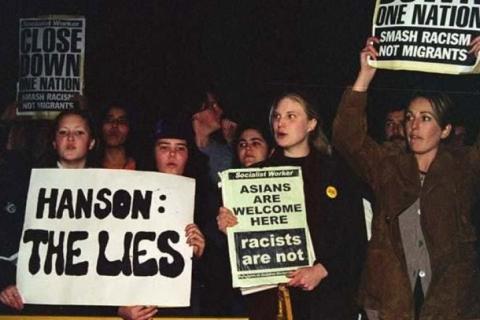 No to Hanson pic Green Left