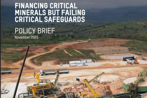 Oxfam America reporting on Critical Mineral extraction