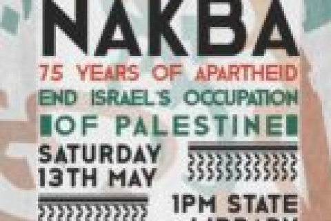 Al Nakba poster for Melbourne 2023