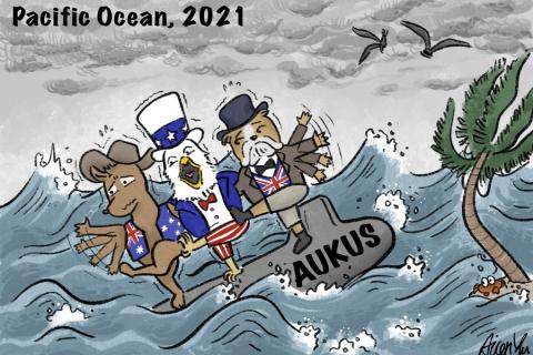 Cartoon Credit: Xinhuanet.com