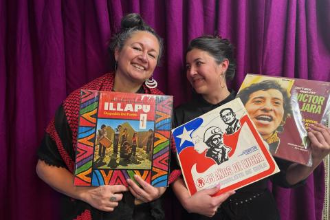 Pilar and Karina, 3CR studios