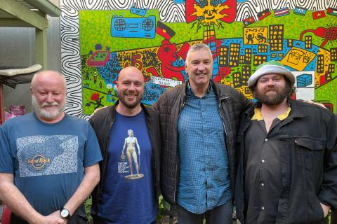 John, Oscar, Justin and James