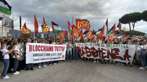 Calenzano Protest 2025 Blocchiamo Tutto