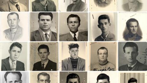 Photos of the 29 Italian men who died on the Snowy Scheme