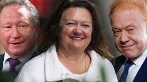 Twiggy, Rhinehart and Pratt: some of the richest people in Australia.