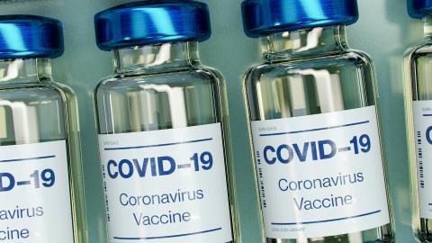 COVID 19 vaccine vials