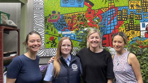 Lara, Gia, Carolyn and Phuong