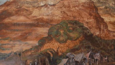 JAMES WIGLEY (1918-1999) Aboriginal Camp