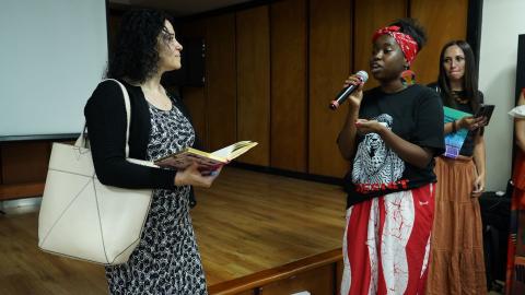 Professor Elisa Morgera U.N Special Rapporteur on HR and CC at Santa Marta. Photo Supplied 