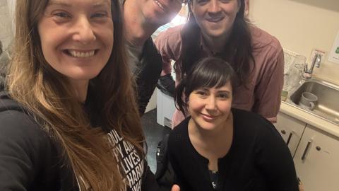 Photo of Julia, Nick, Stephen and Cassie