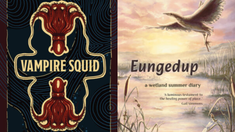 Banner image for Earth Matters episode 1545, featuring cover images from Eungedup and Vampire Squid