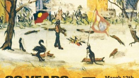 Camp Sovereignty 20 Years Anniversary Event Poster for March 12, 2026