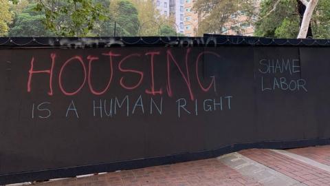Housing is a Human Right - Shame Labor