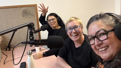 Rachel Kirby, Gab Reade and Pilar Aguilera.