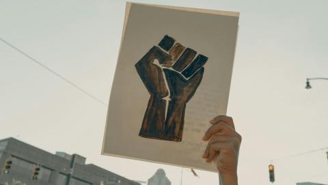 Image credit: 'Girl holds up a Black Lives Matter sign', Clay Banks (2020)