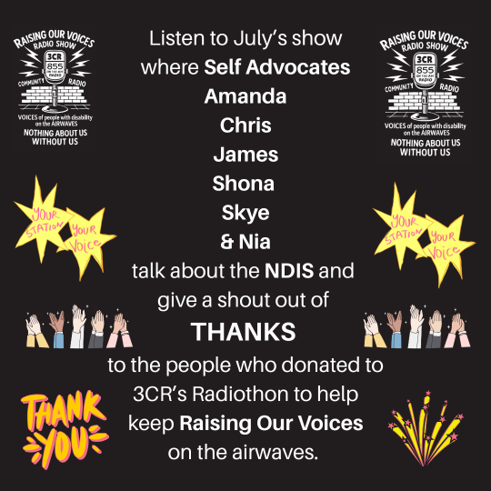 NDIS Survey and Radiothon Thankyou episode artwork