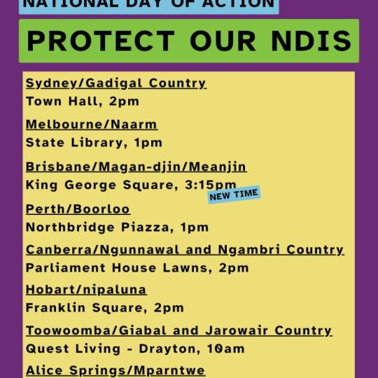 Protect Our NDIS Rally episode artwork