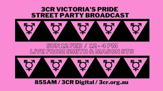Pride Street Party broadcast 12 February 