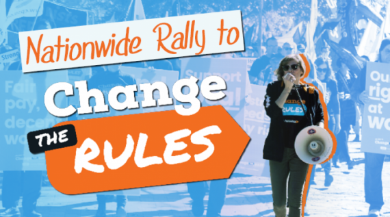 Change the Rules rally 10 April nationwide