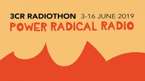 3CR Radiothon is coming - starts 3 June