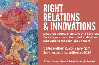 3CR Disability Day. Artwork: Akin Shift – by Renay Barker-Mulholland.